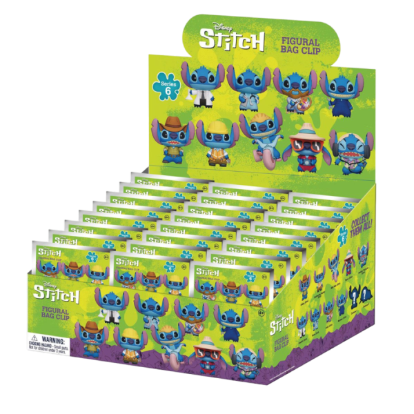Lilo & Stitch Series 6 – 3D PVC Bag Clips Blind Bag Collectible Keychains