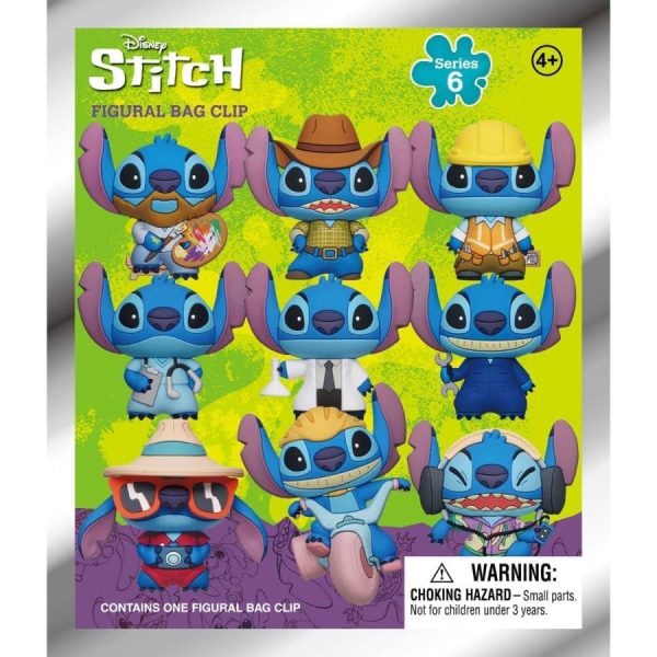Lilo & Stitch Series 6 – 3D PVC Bag Clips Blind Bag Collectible Keychains