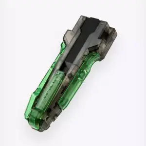 BX-00 Custom Launcher Grip – Clear Green x Black – Beyblade Burst Accessory