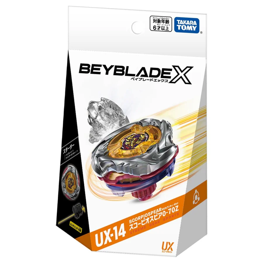UX-14 Starter ScorpioSpear 0-70Z – Attack Type Beyblade Burst