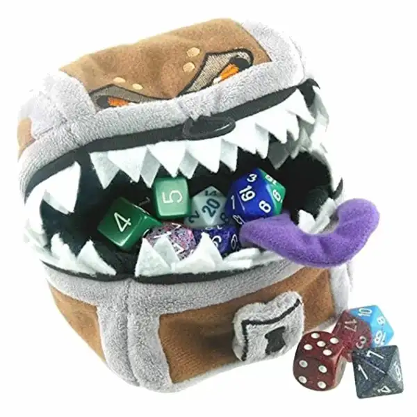Ultra Pro Dungeons & Dragons Mimic Gamer Pouch Plush Dice Bag