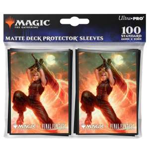 Ultra Pro Magic: The Gathering Final Fantasy Cloud Ex‑Soldier Deck Protector Sleeves – 100‑count
