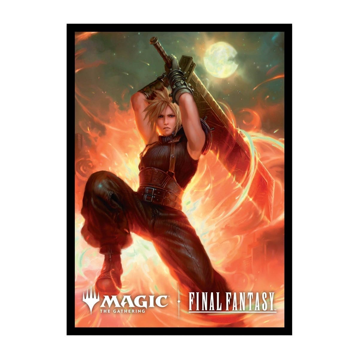 Ultra Pro Magic: The Gathering Final Fantasy Cloud Ex‑Soldier Deck Protector Sleeves – 100‑count