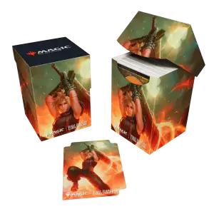 MTG Final Fantasy Cloud Ex‑SOLDIER Commander 100+ Deck Box