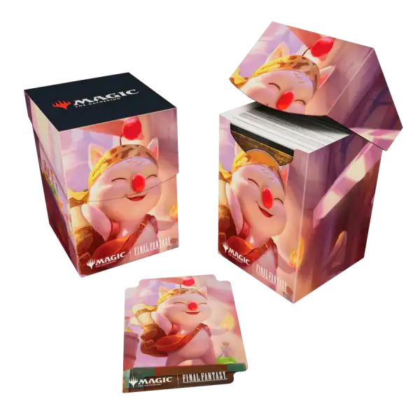 MTG Final Fantasy Stiltzkin Moogle Merchant Commander 100+ Deck Box