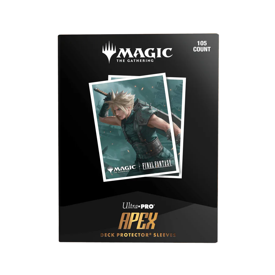 MTG Final Fantasy Cloud Planet’s Champion 105‑count APEX Deck Protector Sleeves