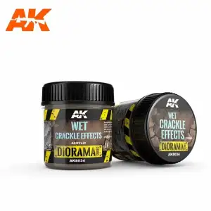 AK Interactive Wet Crackle Effects – 100ml Diorama Terrain Paste
