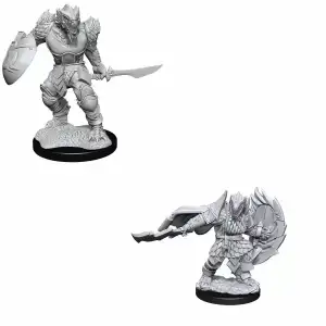 D&D Nolzur’s Marvelous Miniatures – Dragonborn Fighter Male (Unpainted)