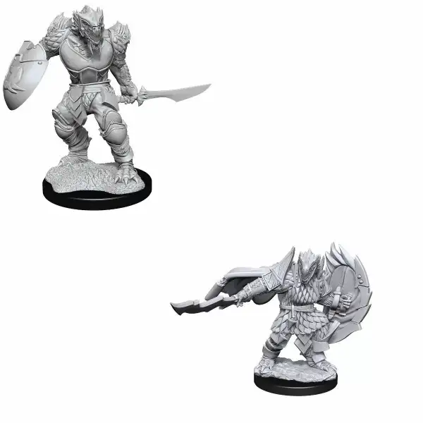 D&D Nolzur’s Marvelous Miniatures – Dragonborn Fighter Male (Unpainted)