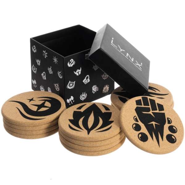 Wooden RPG Class & DM Icon Coasters – Set of 13