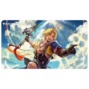 Final Fantasy Commander Playmat – Tidus Yuna’s Guardian MTG Artwork
