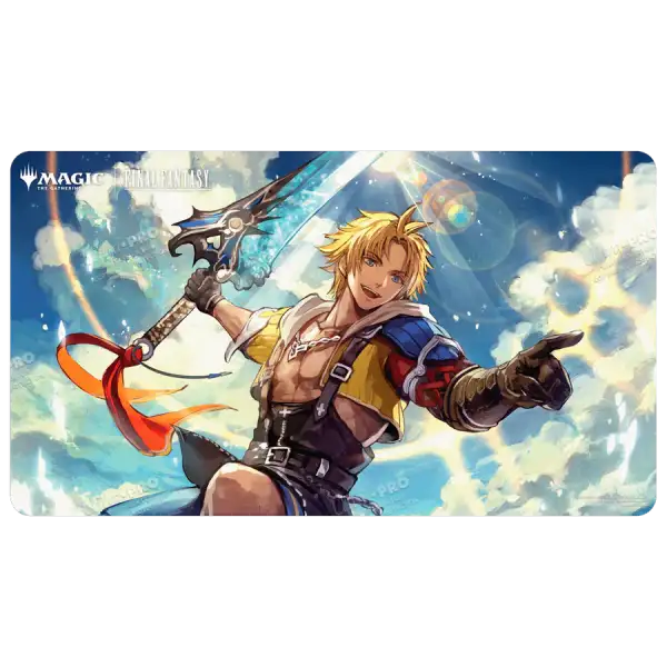 Final Fantasy Commander Playmat – Tidus Yuna’s Guardian MTG Artwork