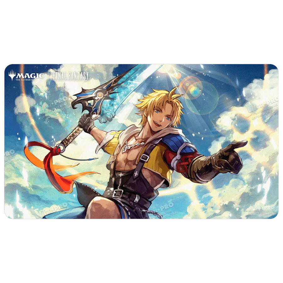Final Fantasy Commander Playmat – Tidus Yuna’s Guardian MTG Artwork