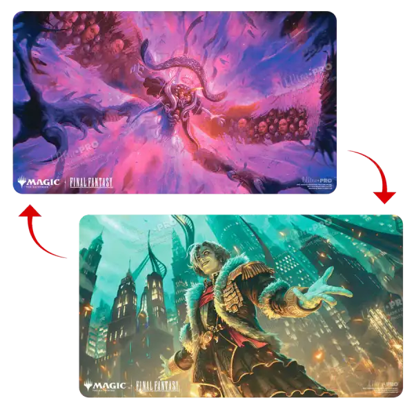 Double-sided MTG Final Fantasy Playmat – Emet-Selch and Hades