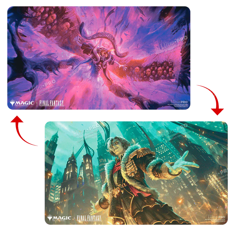 Double-sided MTG Final Fantasy Playmat – Emet-Selch and Hades