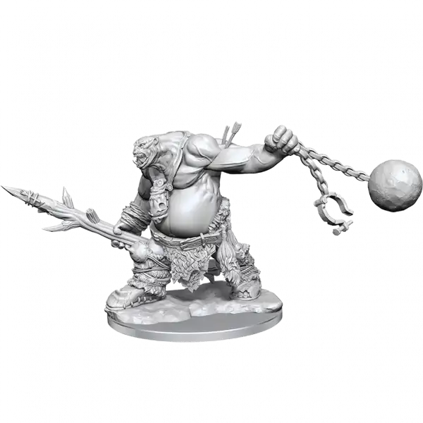 D&D Frameworks Ogre Unpainted Miniature Kit