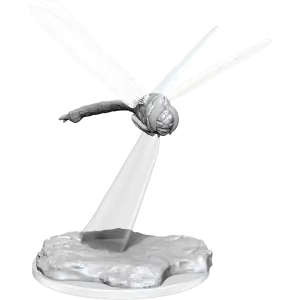 Pathfinder Deep Cuts – Giant Dragonfly Unpainted Miniature on clear base