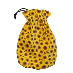 Q Workshop Full Art Dice Pouch – Sunflower Design