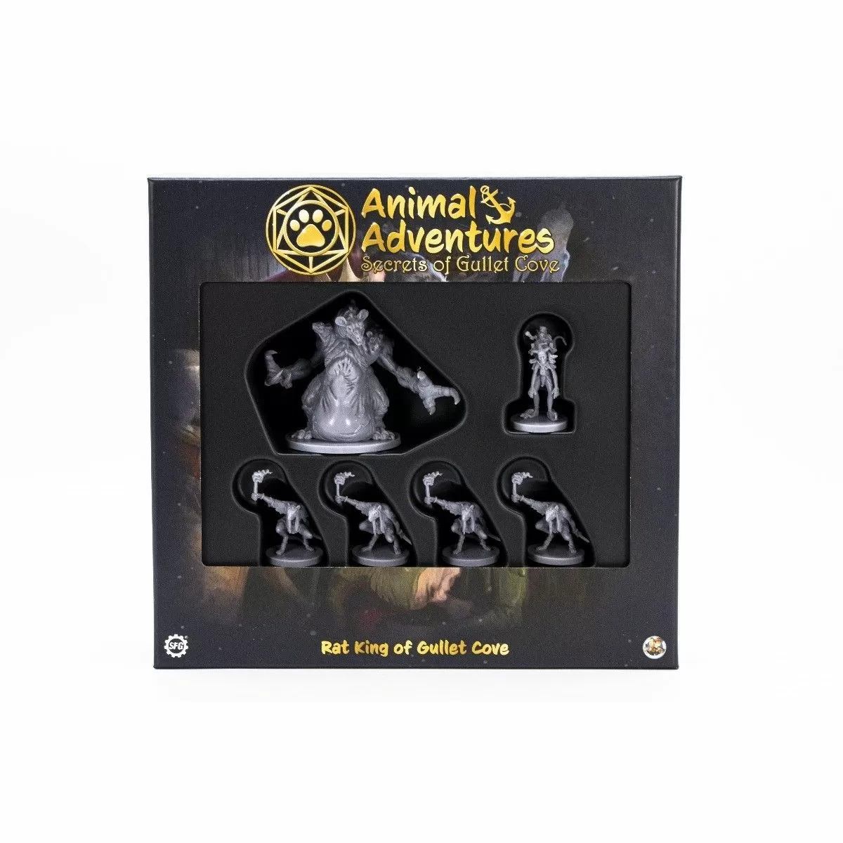 Animal Adventures Rat King of Gullet Cove Miniatures