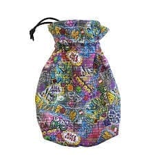Q Workshop Full Art Dice Pouch – Graffiti Design