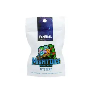 FanRoll Mystery Misfit Resin Polyhedral Dice Set – Assorted Colors