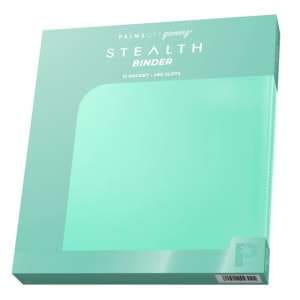 Palms Off Gaming - STEALTH 12 Pocket Zip Trading Card Binder - Turquoise
