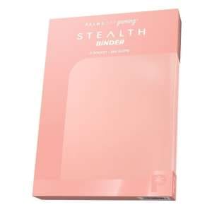 Palms Off Gaming - STEALTH 9 Pocket Zip Trading Card Binder - Pink