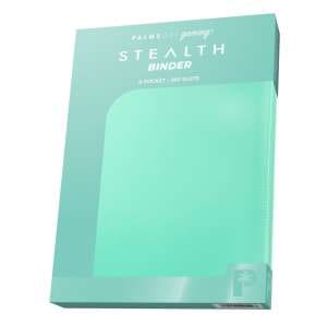 Palms Off Gaming - STEALTH 9 Pocket Zip Trading Card Binder - Turquoise