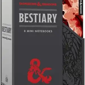 Dungeons & Dragons Bestiary Notebook Set with Monster Art