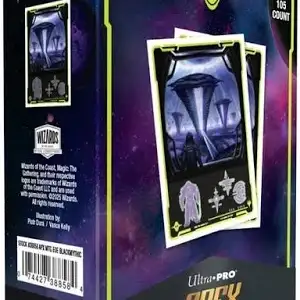 Ultra Pro Apex Sleeves Edge of Eternities Black Mythic 105ct