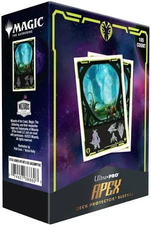Ultra Pro Apex Sleeves Edge of Eternities Green Mythic 105ct
