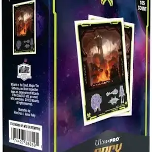 Ultra Pro Apex Sleeves Edge of Eternities Red Mythic 105ct