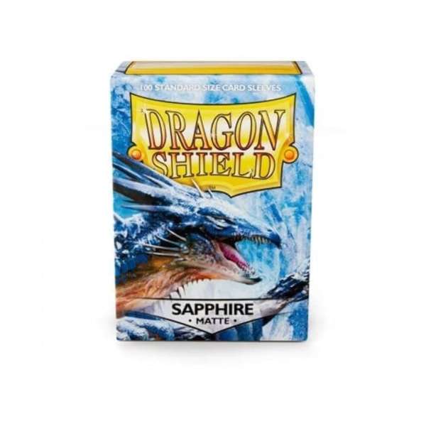 Dragon Shield Sapphire Matte Sleeves – 100ct