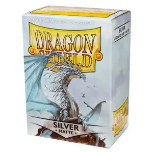 Dragon Shield Silver Matte Sleeves – 100ct
