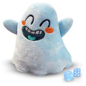 Vagrantsong Ghost Plush w/ Dice – Blue Edition