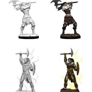 D&D Nolzurs Marvelous Unpainted Miniatures Female Goliath Barbarian