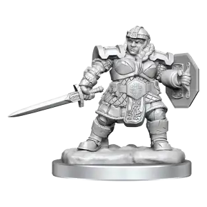 D&D Nolzurs Marvelous Unpainted Miniatures Dwarf Fighter Female
