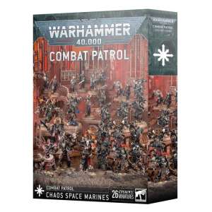 Warhammer 40K Combat Patrol Chaos Space Marines starter set box contents