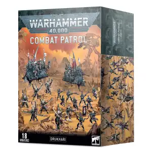 Warhammer 40K Combat Patrol Drukhari starter set box contents