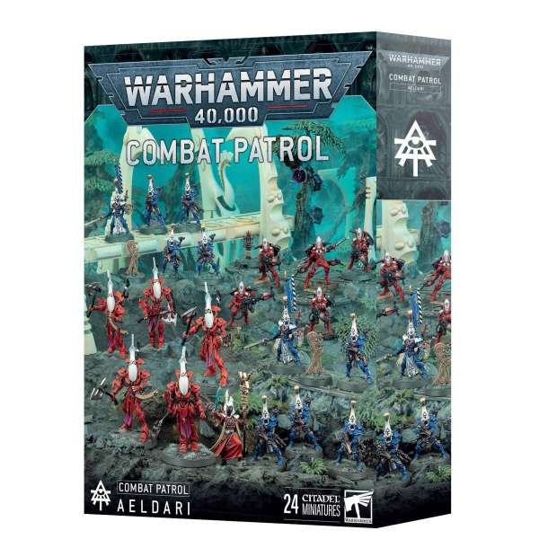 Warhammer 40K Combat Patrol Aeldari starter set box contents