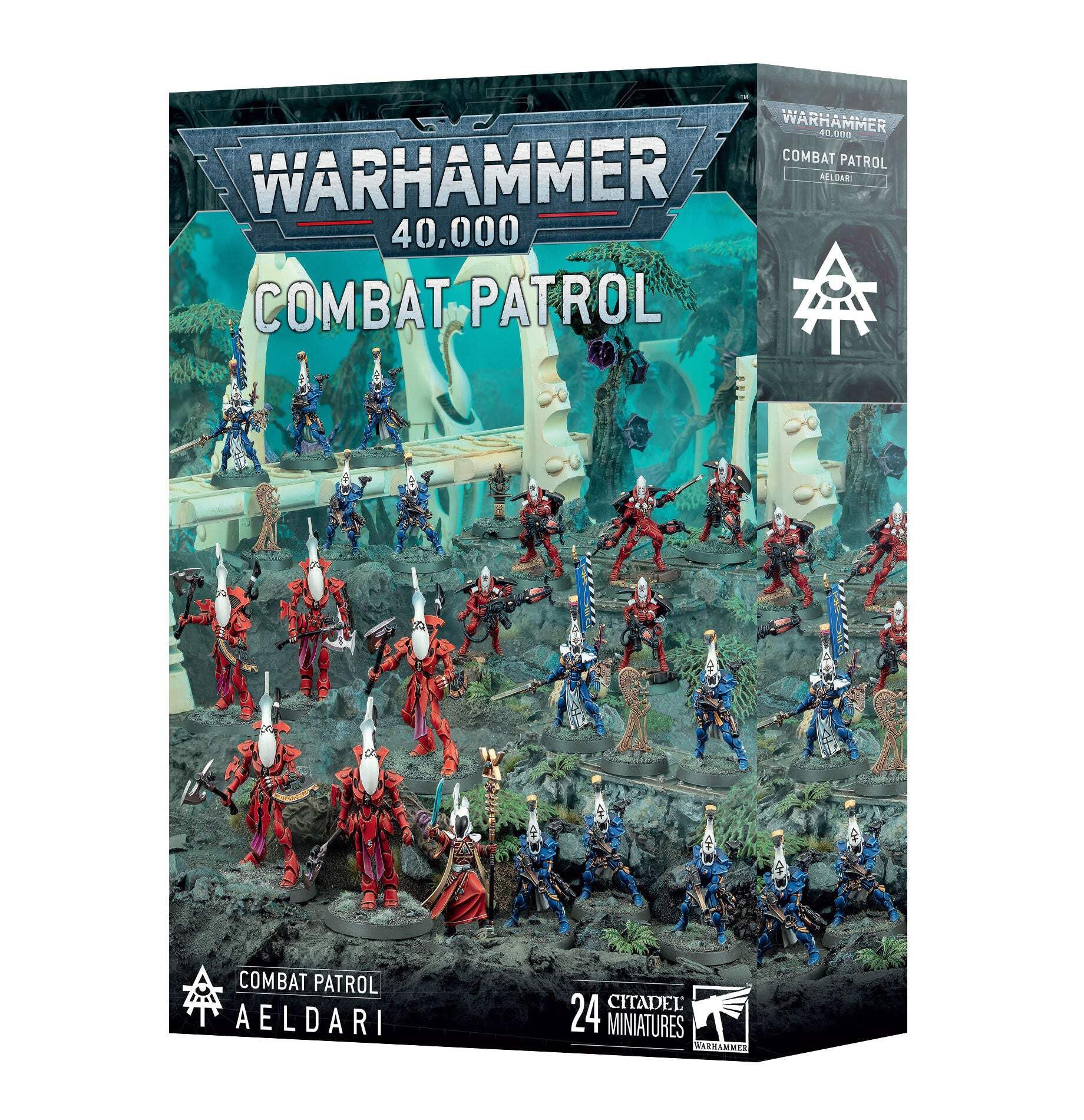 Warhammer 40K Combat Patrol Aeldari starter set box contents