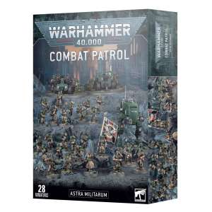 Warhammer 40K Combat Patrol Astra Militarum starter set box contents