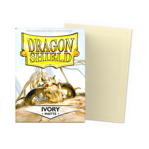 Dragon Shield Sleeves Ivory Matte 100 count box