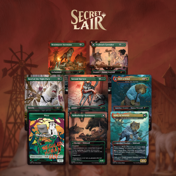 Magic The Gathering Secret Lair Featuring Not A Wolf Non-Foil sealed box