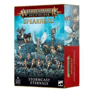 Warhammer Age of Sigmar Spearhead Stormcast Eternals starter set box contents