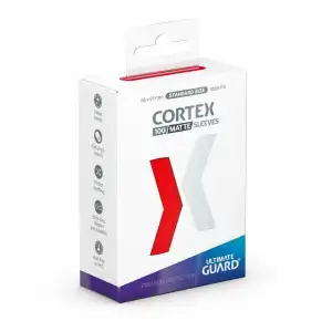 Ultimate Guard Cortex Matte Red Card Sleeves 100ct