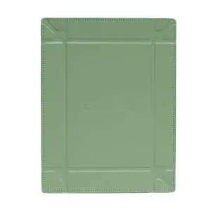 Ultra Pro Vivid Magnetic Dice Tray Cool Matcha green leatherette and velvet