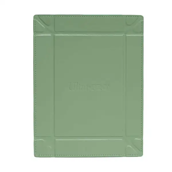 Ultra Pro Vivid Magnetic Dice Tray Cool Matcha green leatherette and velvet