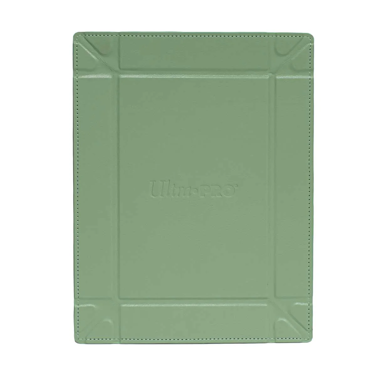 Ultra Pro Vivid Magnetic Dice Tray Cool Matcha green leatherette and velvet