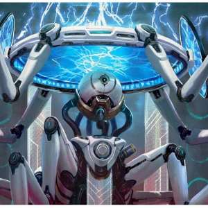Ultra Pro UP38873 Edge of Eternities Commander Kilo stitched playmat for Magic the Gathering Title: Ultra Pro – Edge of Eternities Commander Kilo Playmat (UP38873)